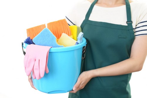 Professional Wimbledon cleaners helping maintain a spotless home interior