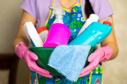 Professional hard floor cleaning in a Wimbledon property