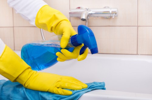 Deep cleaning service in a Wimbledon property