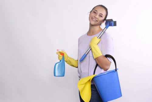 Professional carpet cleaner in Wimbledon deep cleaning a living room carpet