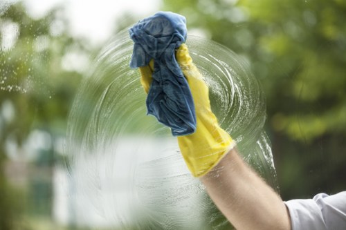 Sustainability commitment with recycling, reuse, and reduced emissions at Wimbledon Cleaners