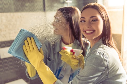 Streak-free shopfront window cleaning in Wimbledon