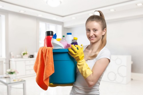 Detailed builders cleaning in Wimbledon for kitchen and bathroom surfaces